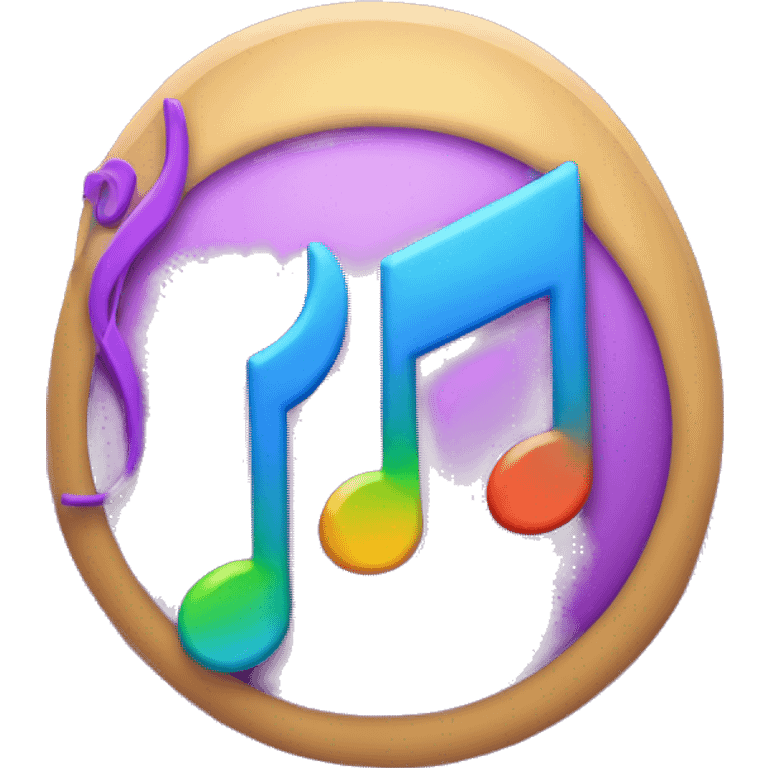 music app logo emoji