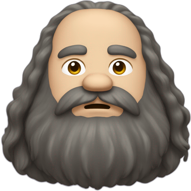 Hagrid qui dort emoji