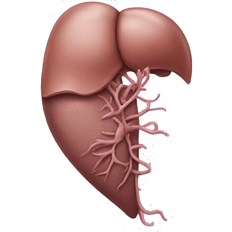 Liver anatomy  emoji