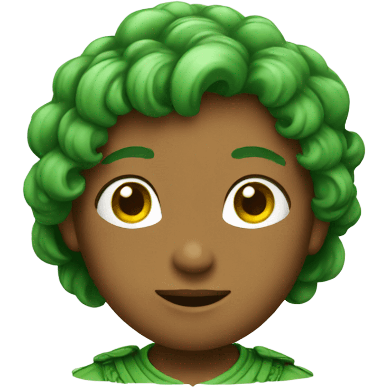 Green angel emoji