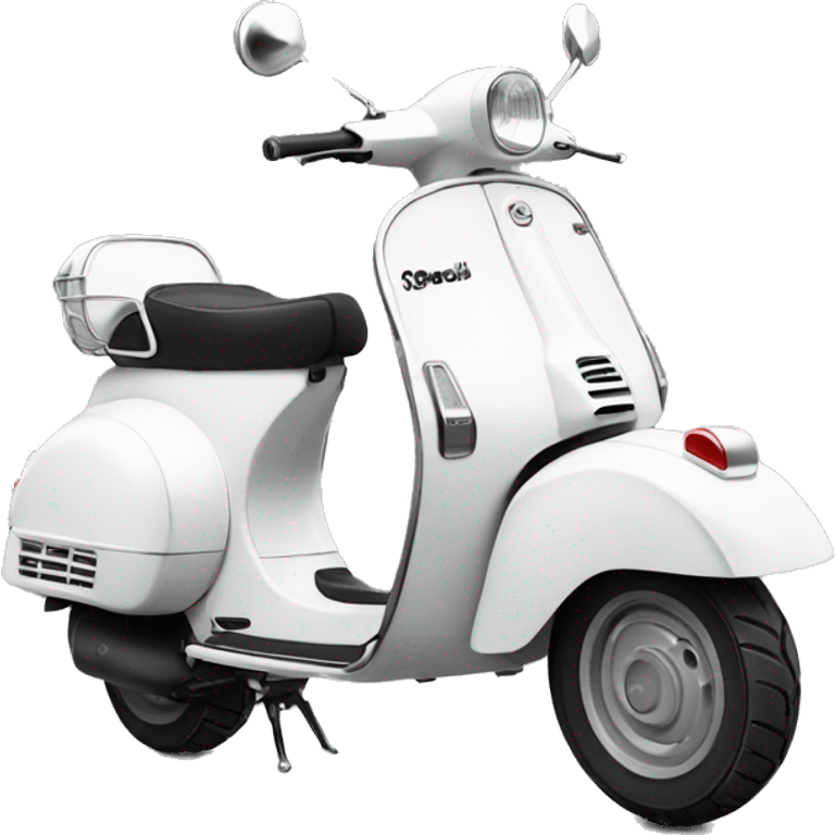 vespa white cute emoji