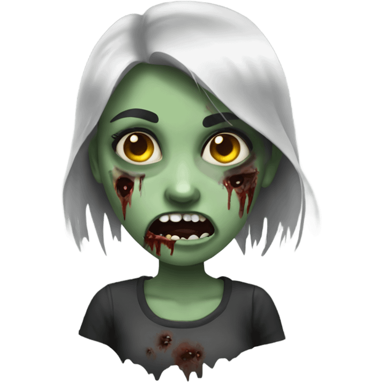 zombie girl  emoji