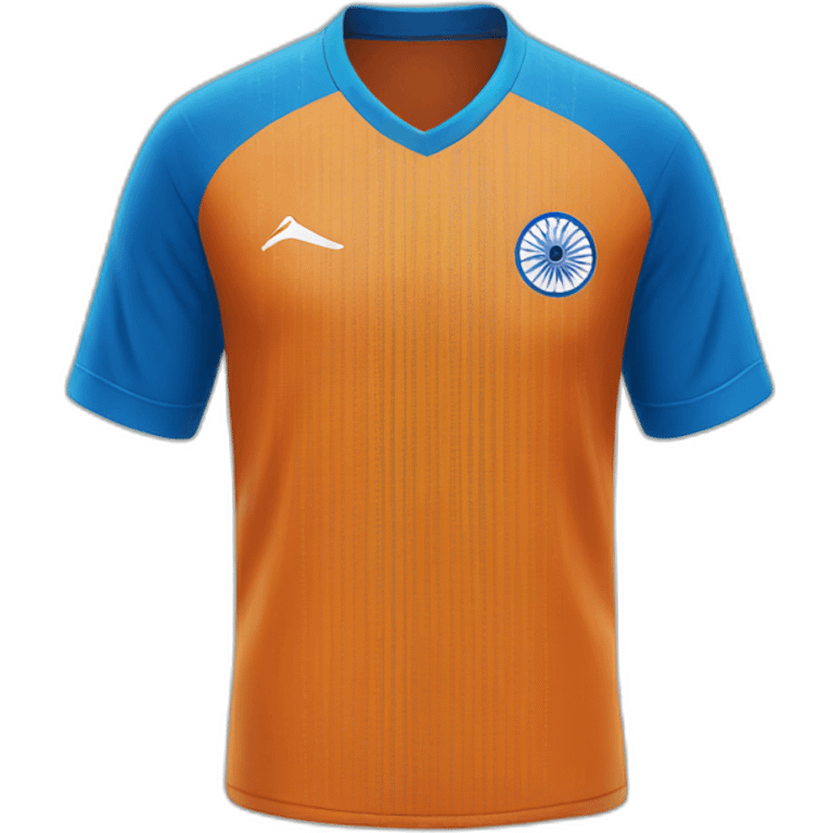 India soccer jersey emoji