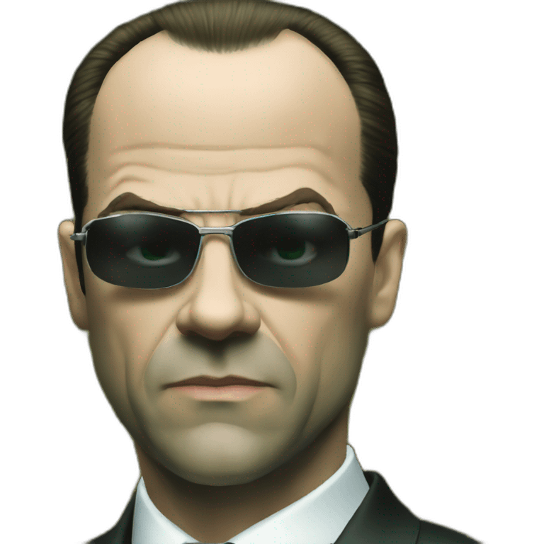 Agent Smith matrix emoji