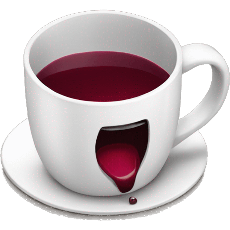 wine in a mug emoji