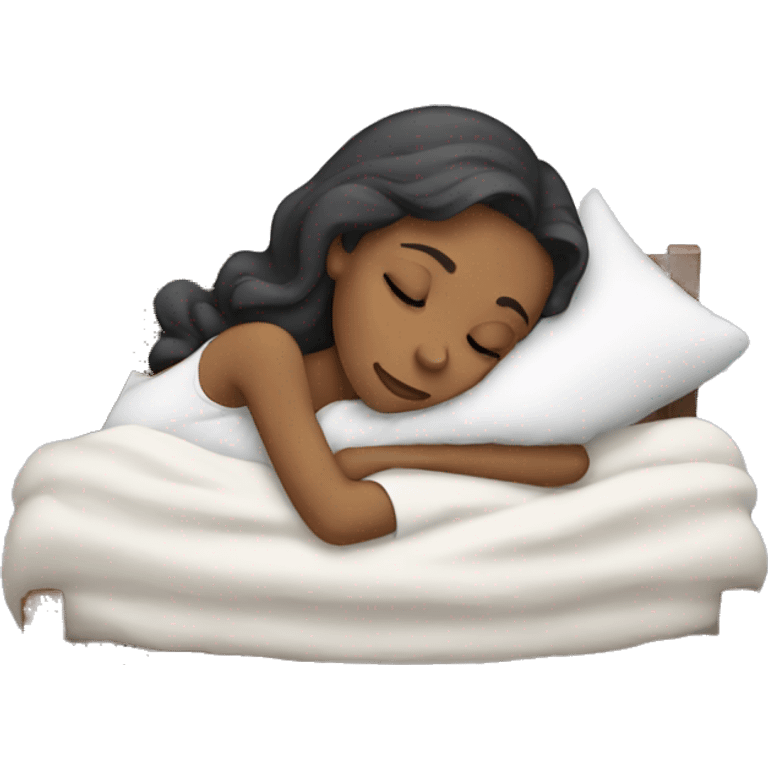 Girl sleeping  emoji