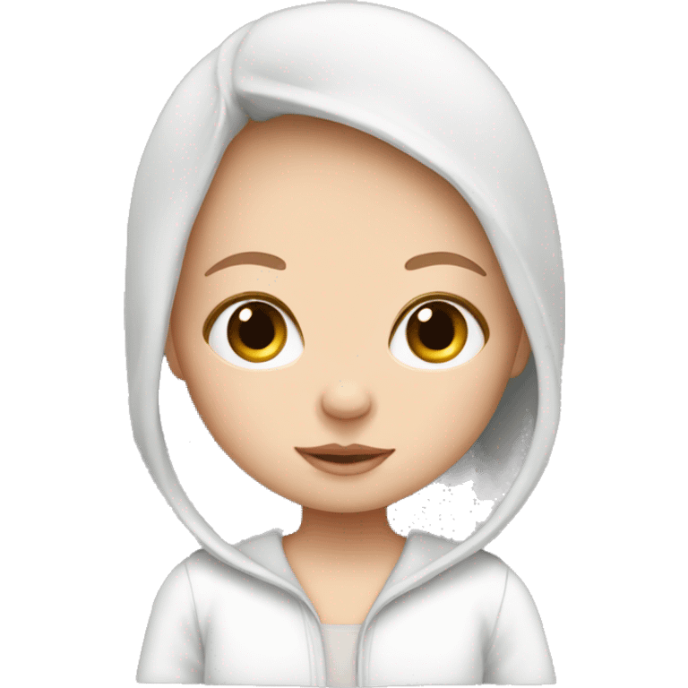 newborn white girl emoji