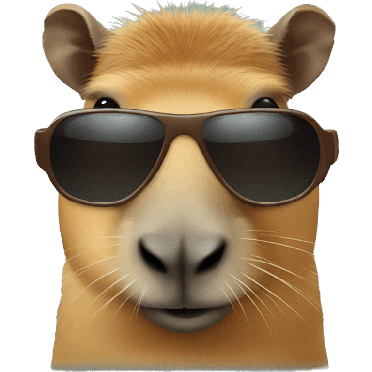 Capybara with sunglasses  emoji