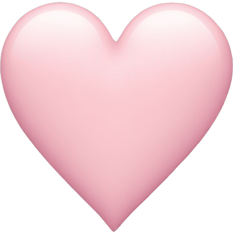 pastel pink heart emoji