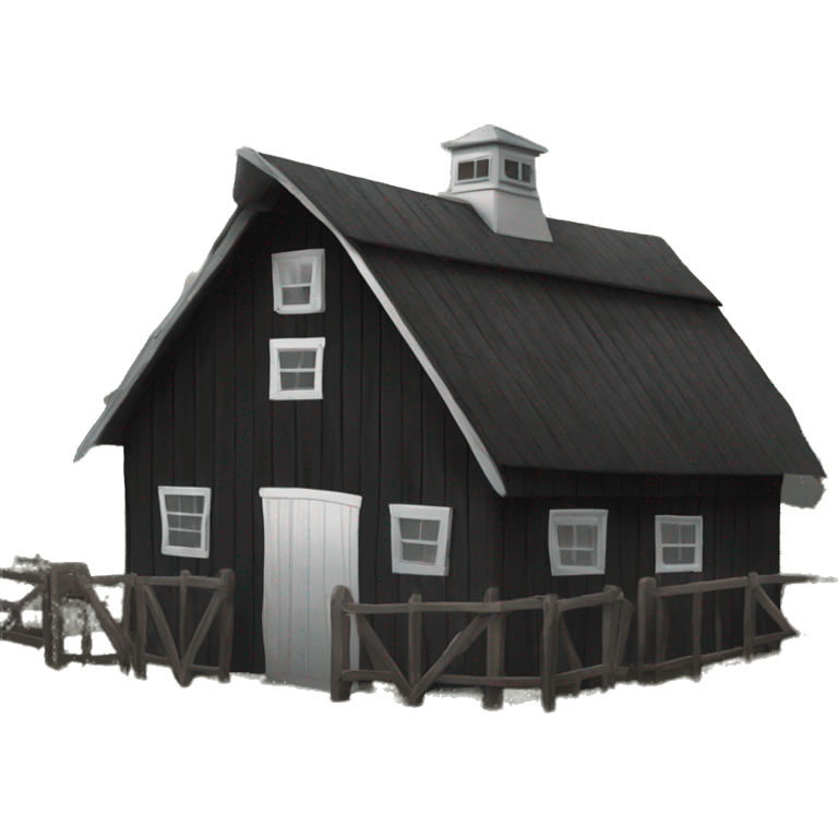 black barnhouse emoji