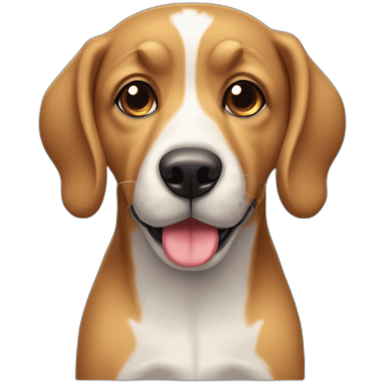 Chien trop mignon emoji