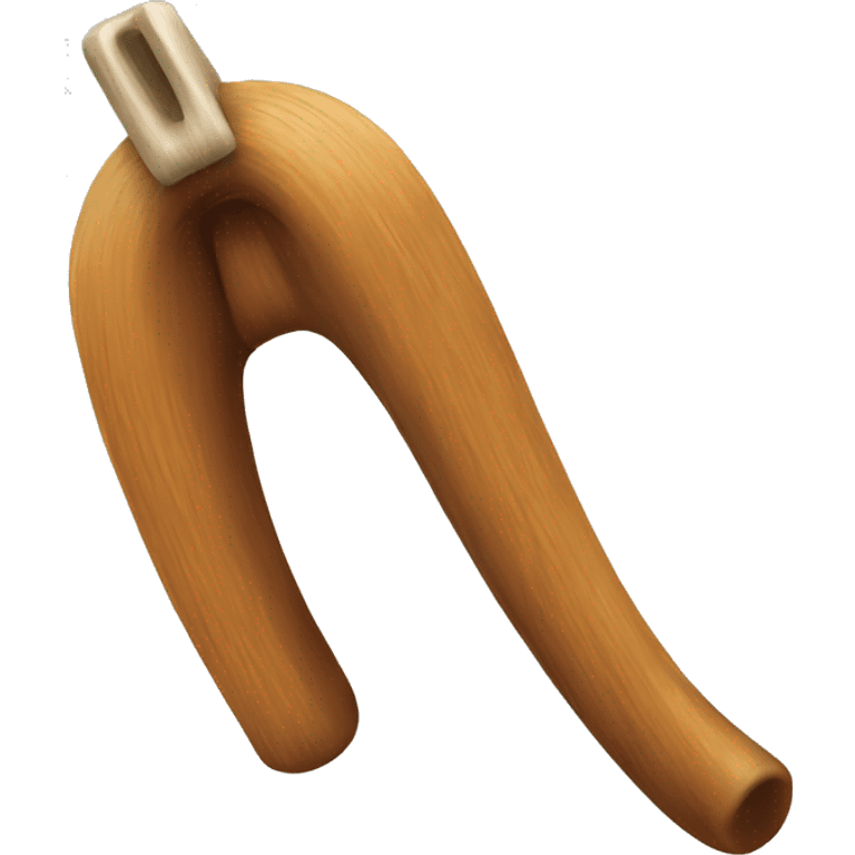 Horse tail in a handle  emoji