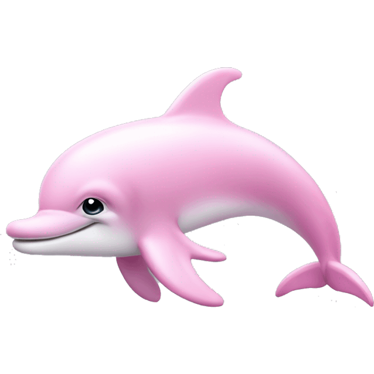 Pastel-pink-colors-dolphin emoji