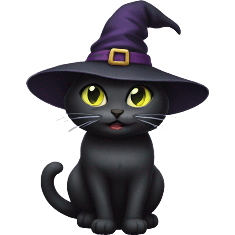 Witch cat emoji