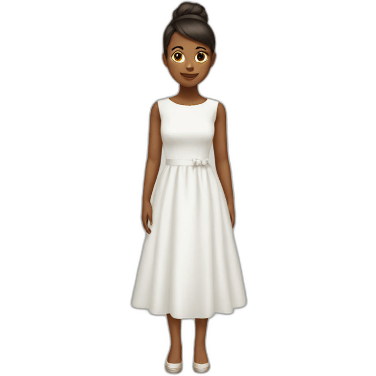 White dress emoji