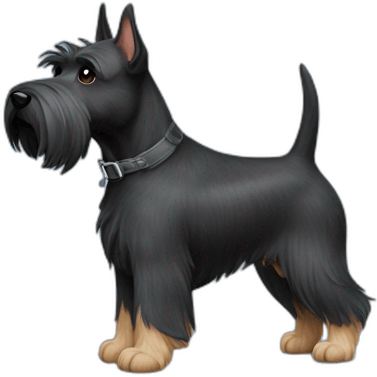 scottish-terrier-dog-walking emoji