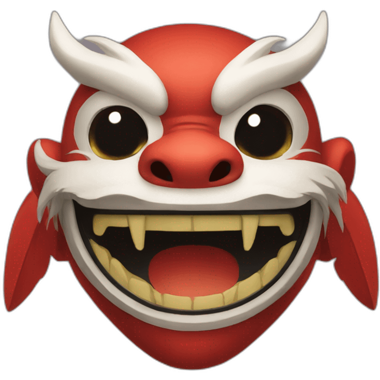 tengu mask smile emoji