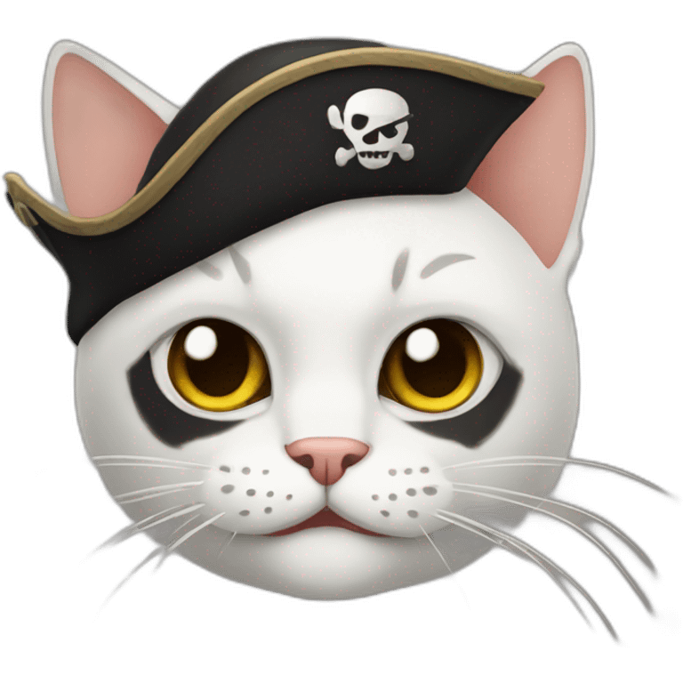 Pirate cat emoji