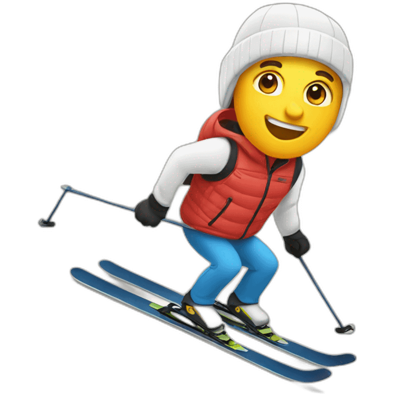 Crosse country skiing emoji