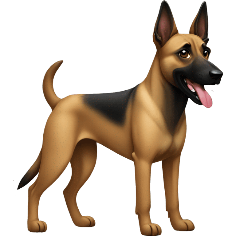 Belgian malinois dog emoji