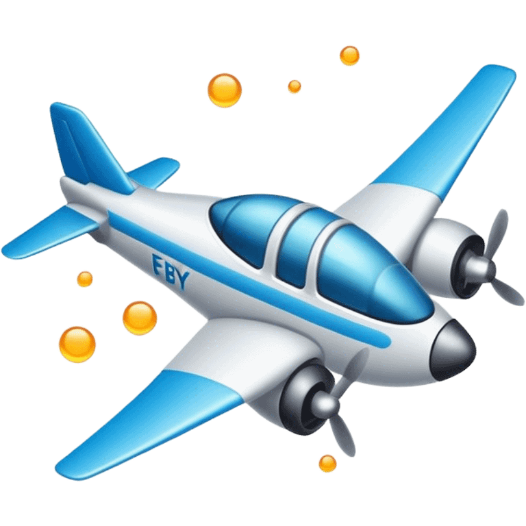 Logo saying FlyBy Collectables in a card emoji