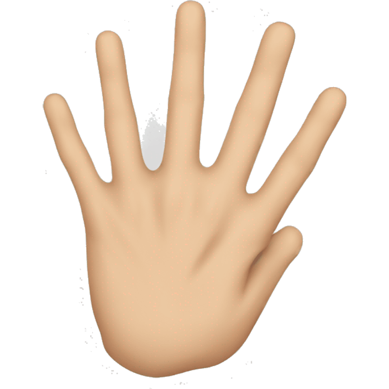 hand with ring emoji