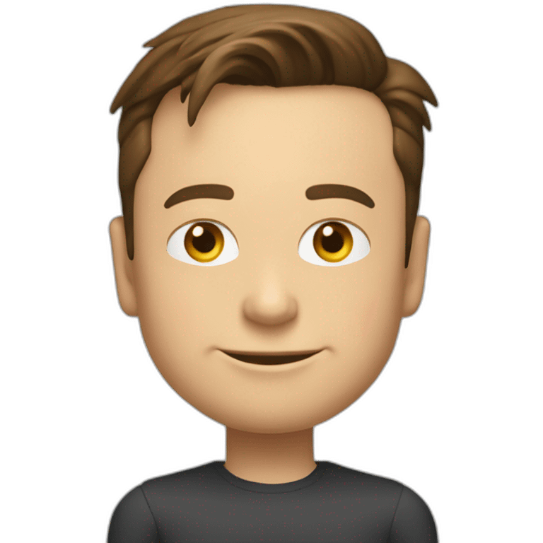 Elon musk qui fait le signe de jul emoji