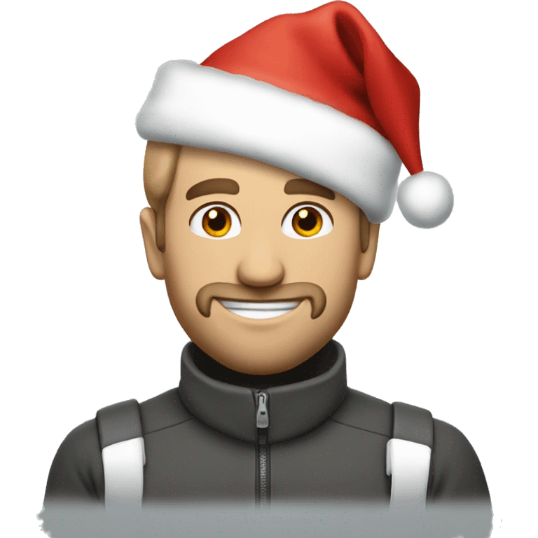 Ski Christmas drakula  emoji