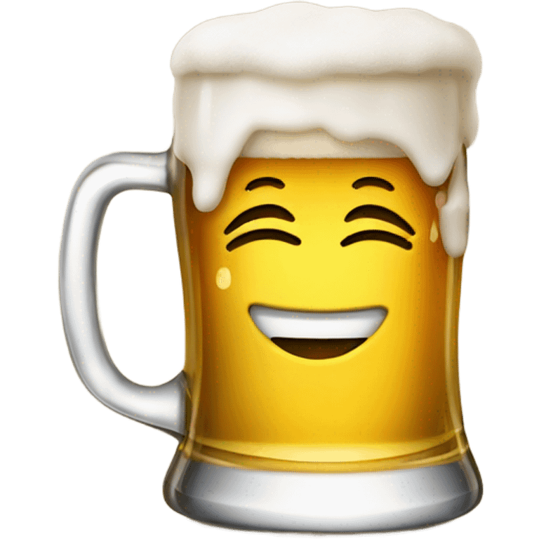 Emojis clinking glasses of beer  emoji