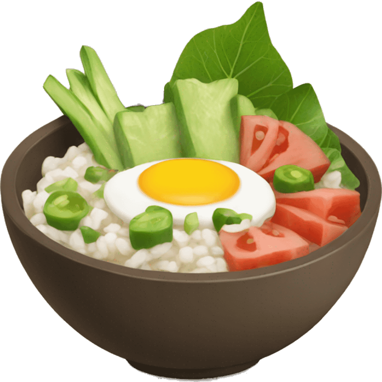 poke bowl emoji