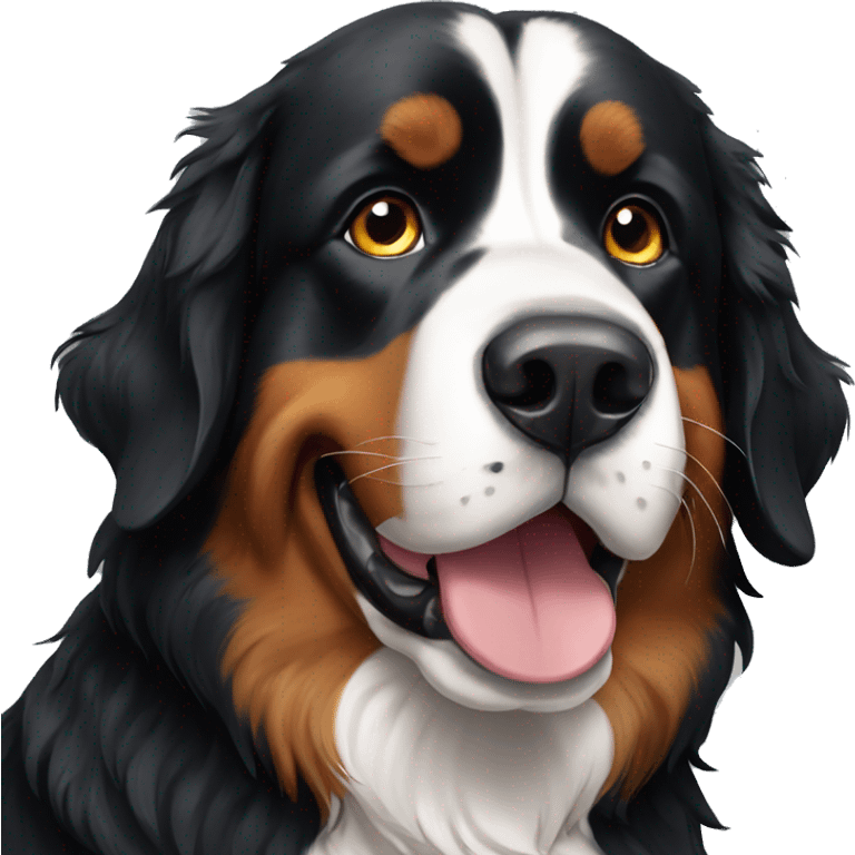 Bernese mountain dog emoji