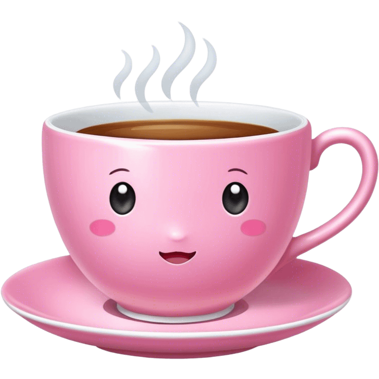 Cute Pink Teacup emoji