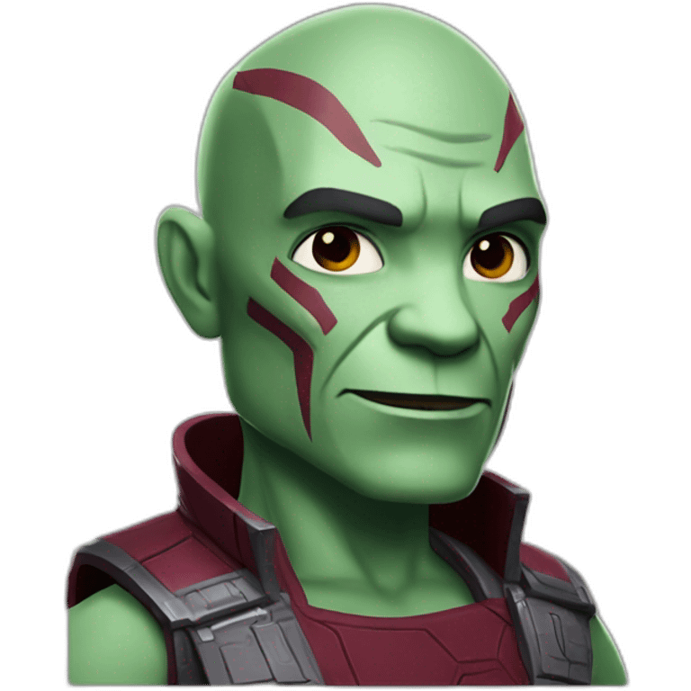 Guardians of the galaxy drax emoji