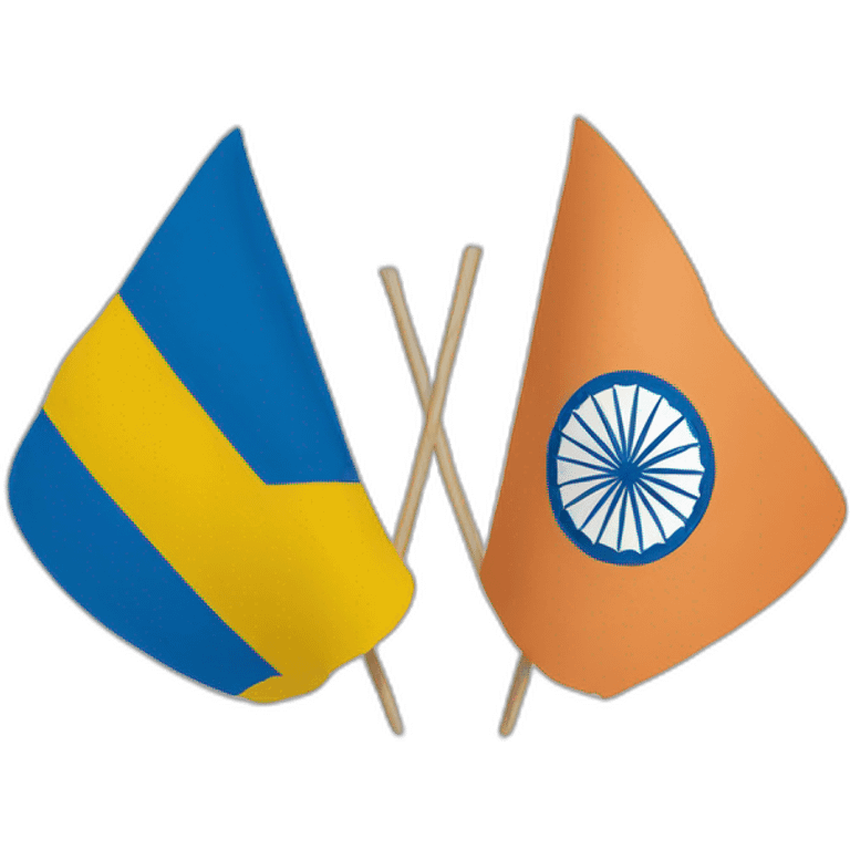 Swedish and Indian flag emoji