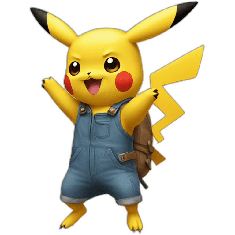 Pikachu bourre emoji