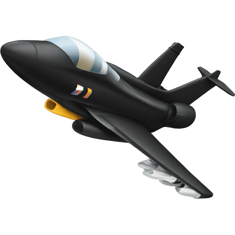 Black jet emoji