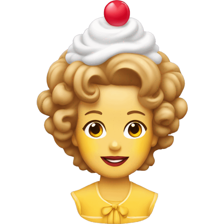 Shirley temple float emoji