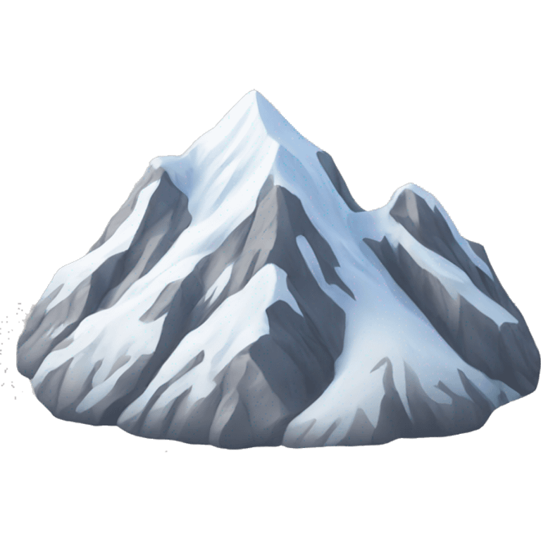 snow capped mountain emoji