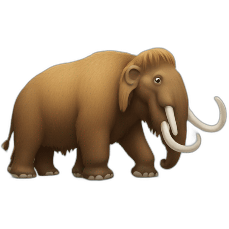 mammoth lies upside down  emoji