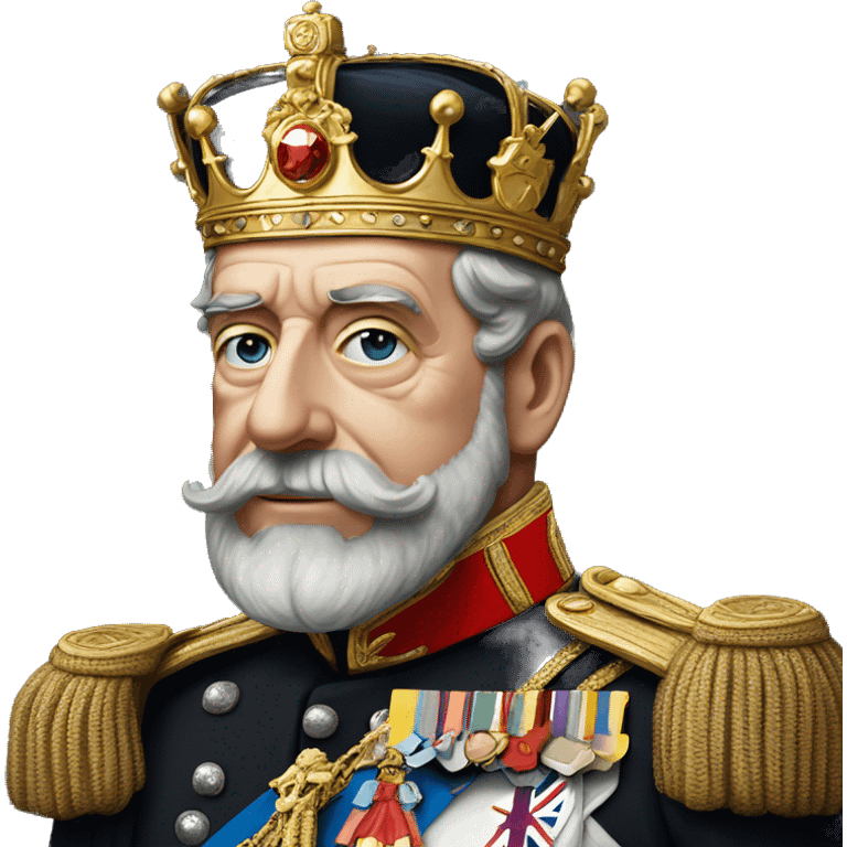 George V King of Britain emoji