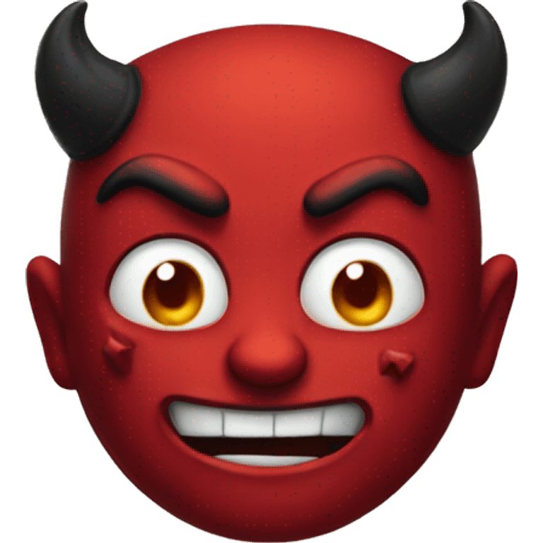 The devil emoji