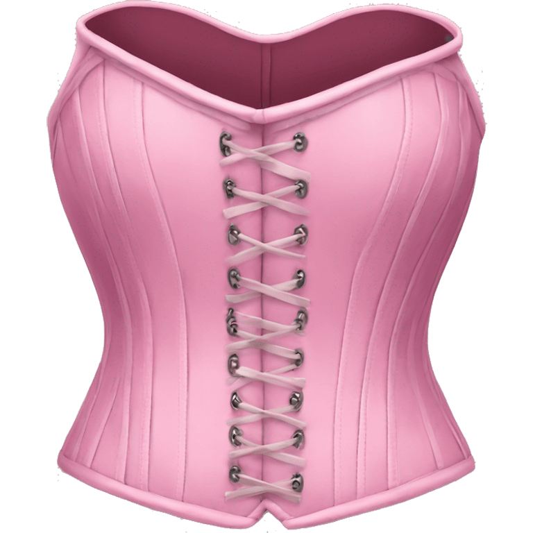 Pink corset emoji