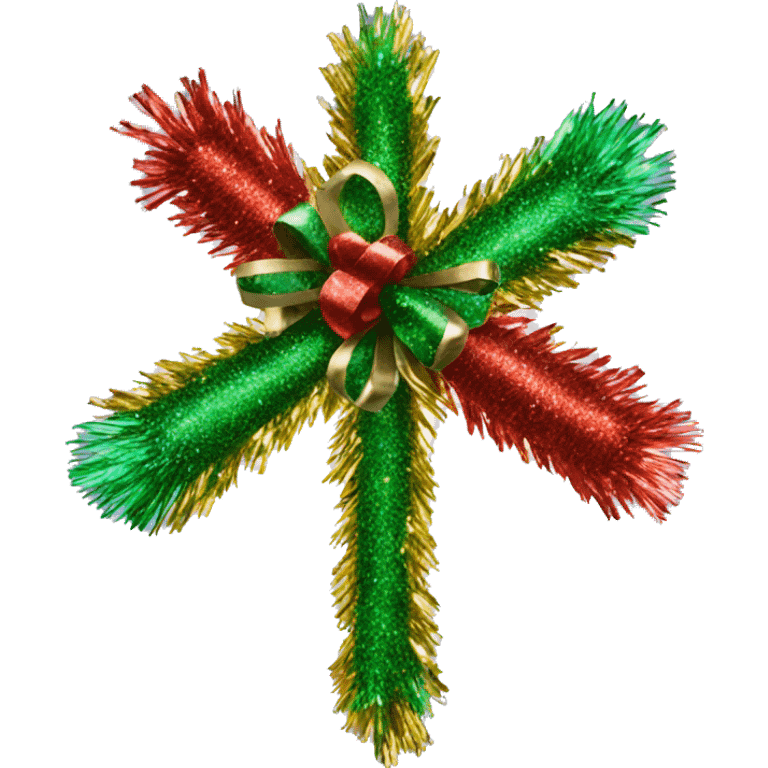 christmas tinsel emoji