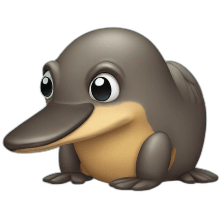 sad platypus emoji