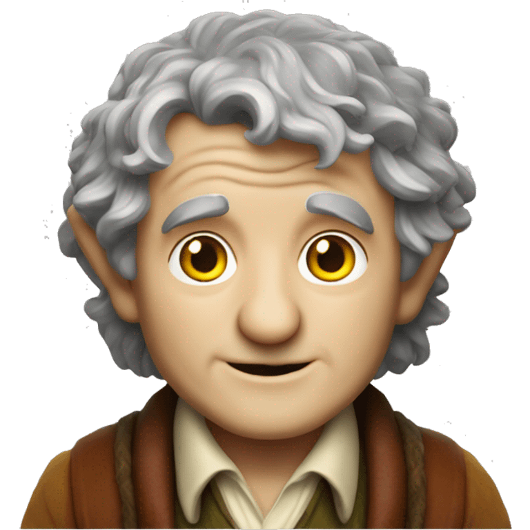 Hobbit bilbo discjockey emoji