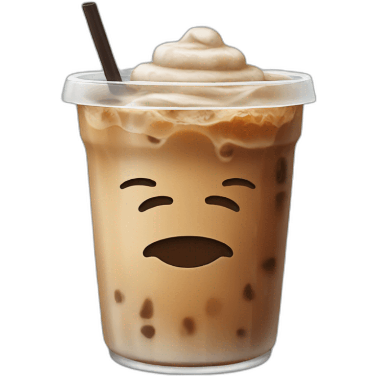 Iced coffee emoji