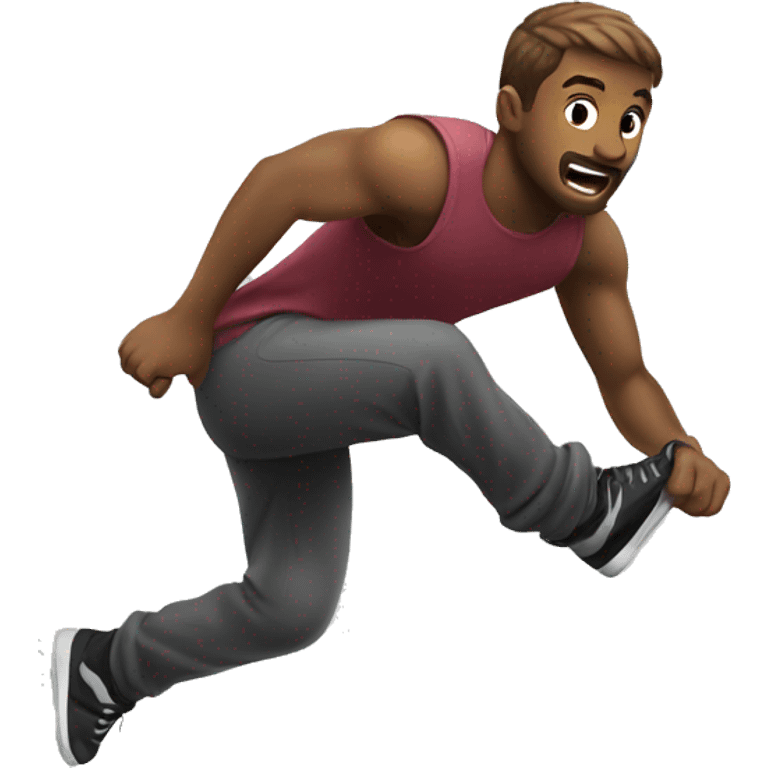 parkour man emoji