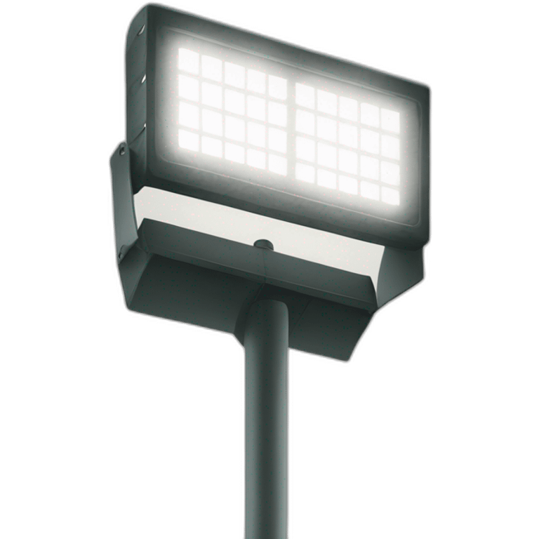 stadium floodlights on a post emoji