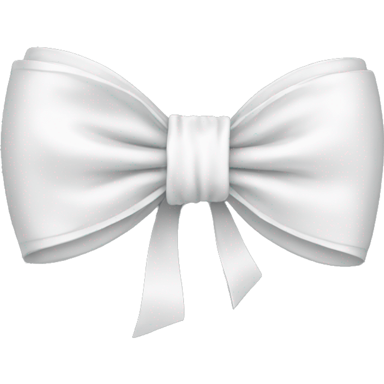 White bow emoji