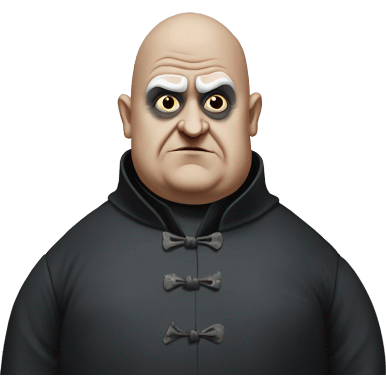 front view uncle fester the addams family emoji